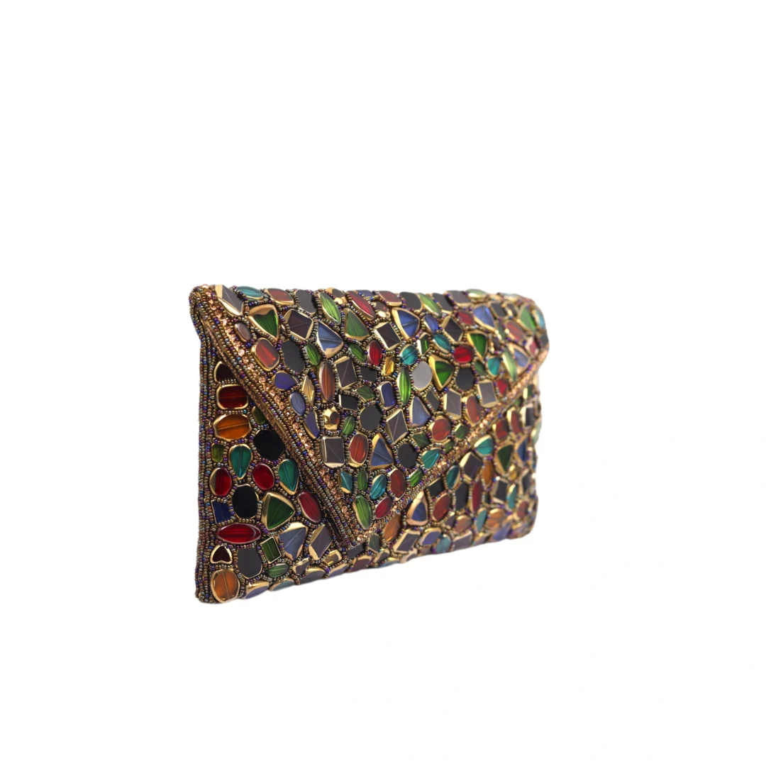Artisan Gemstone clutch