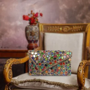 Artisan Gemstone clutch