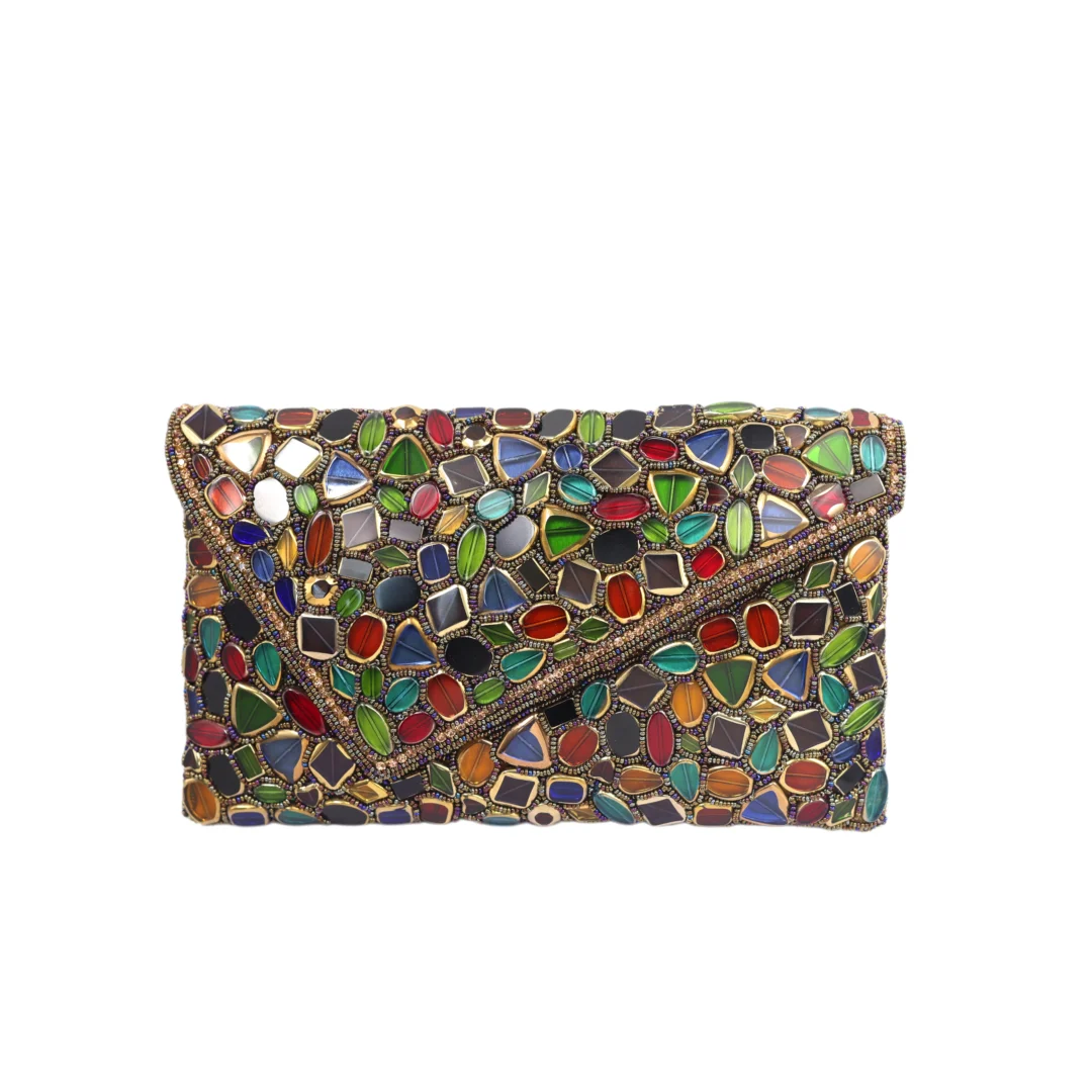 Artisan Gemstone clutch