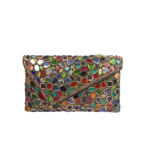 Artisan Gemstone clutch