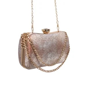 Majestic Rose Gold clutch