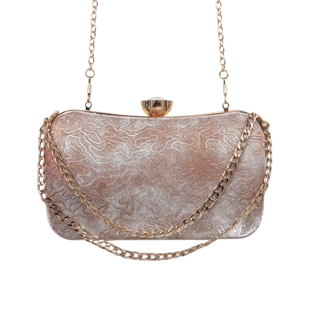 Majestic Rose Gold clutch