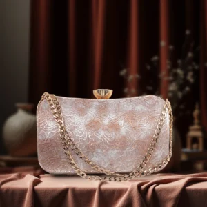 Majestic Rose Gold clutch