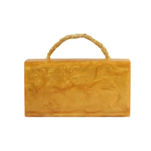 Ornate twisted handle clutch