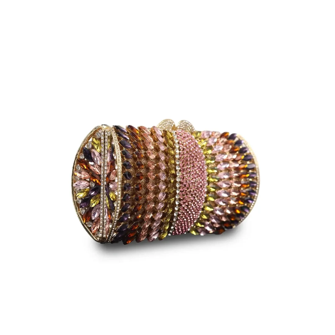 Prismatic Elegance clutch