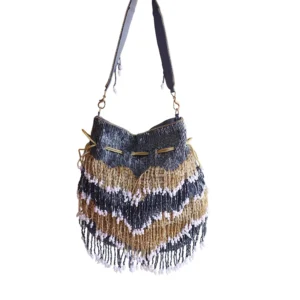 Shimmer fringe bag