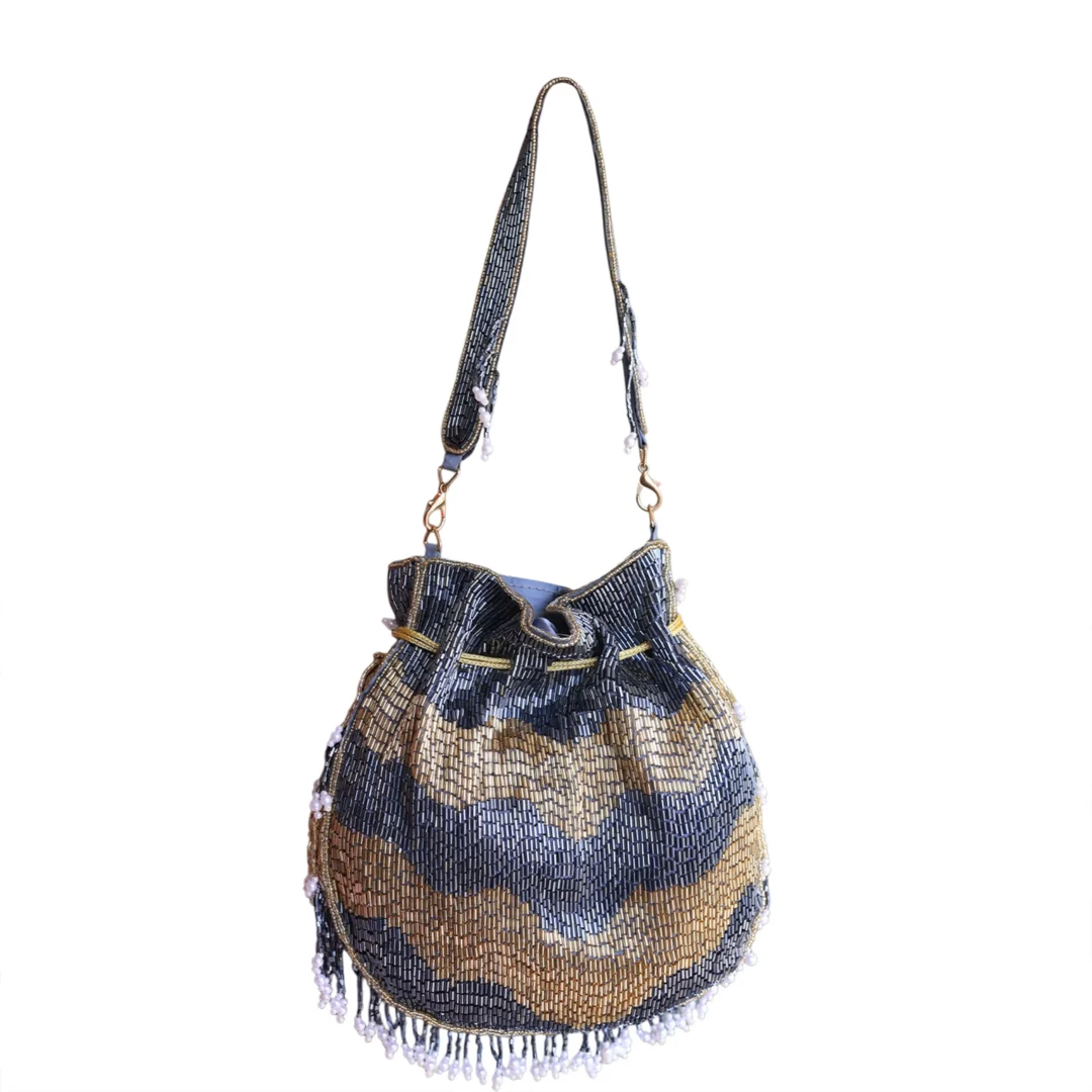 Shimmer fringe bag