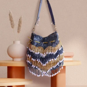 Shimmer fringe bag