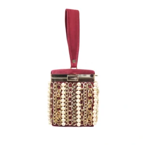 Velvet Pearl Embellished Box